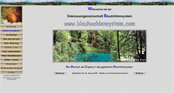Desktop Screenshot of blauhoehlensystem.com